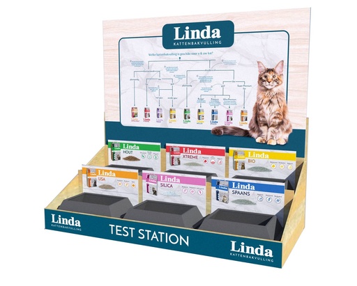 [LIN091] Linda Display leeg hout 1 st.