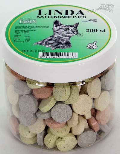 [LIN626] Linda Kattensnoepjes 200 st.