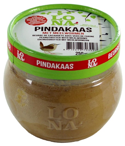 [LN70302] LONA Pindakaas met Meelwormen 12 x 250 ml.