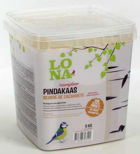 [LN70310] LONA Pindakaas met Pinda's Emmer 5 kg.