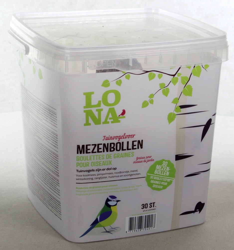 LONA Mezenbollen Zonder Net 90 gr. Emmer 30 st.