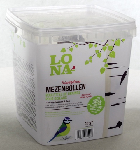 [LN70401] LONA Mezenbollen Zonder Net 90 gr. Emmer 30 st.