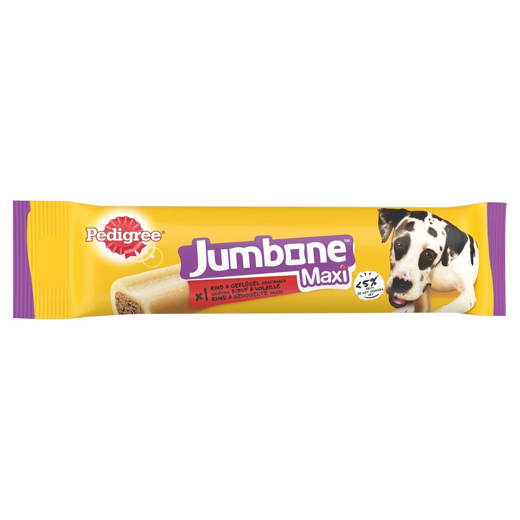 Ped.Jumbone Maxi Rund&Gevogelte 12 x 180 gr.