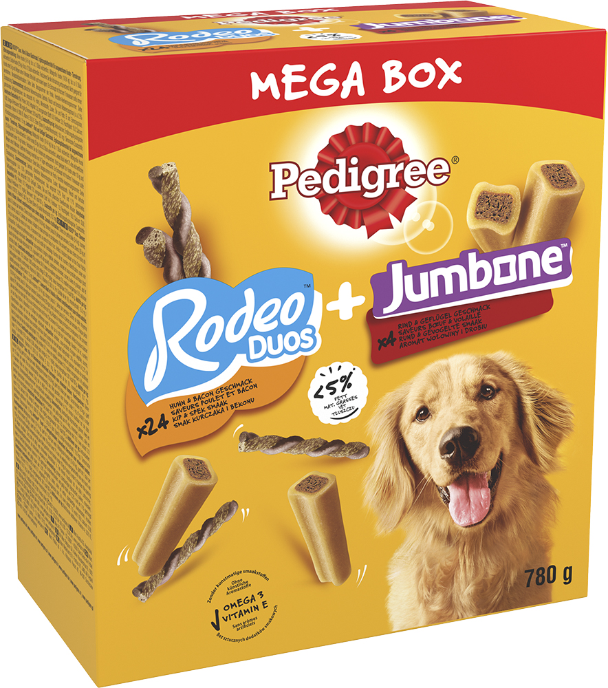 Pedigree Megabox Rodeo + Jumbone 780 gr.