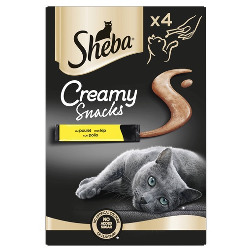 [MA425944] Sheba Creamy Snacks Kip 4-pack (11 x 48 gr.)