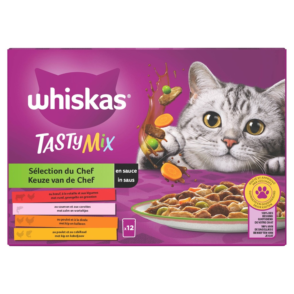 Whiskas MP Keuze van de Chef in Saus