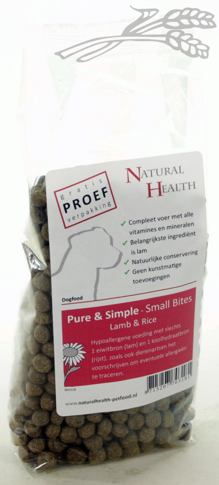 Natural Health Dog Lamb & Rice Small Bite Monster
