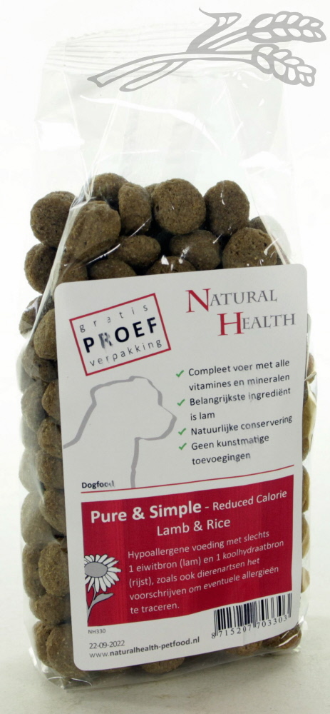 Natural Health Dog Lamb & Rice Reduced Monster