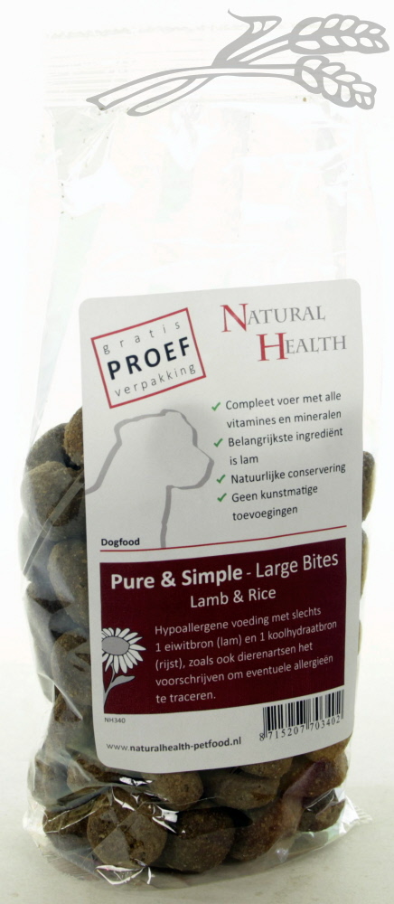 Natural Health Dog Lamb & Rice Adult Large Monster