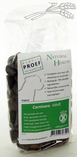 [NH350] Natural Health Dog Carnivore Adult Monster (8 x 150 gr.)