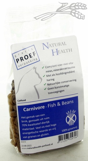 [NH470] Natural Health Cat Carnivore Fish&Beans Monster (8 x 100 gr.)