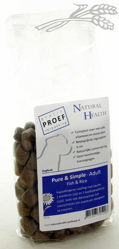 [NH520] Natural Health Dog Fish & Rice Monster (8 x 150 gr.)