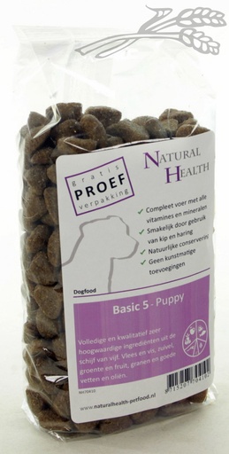 [NH70410] Natural Health Dog Basic 5 Puppy Monsters (8 x 150 gr.)