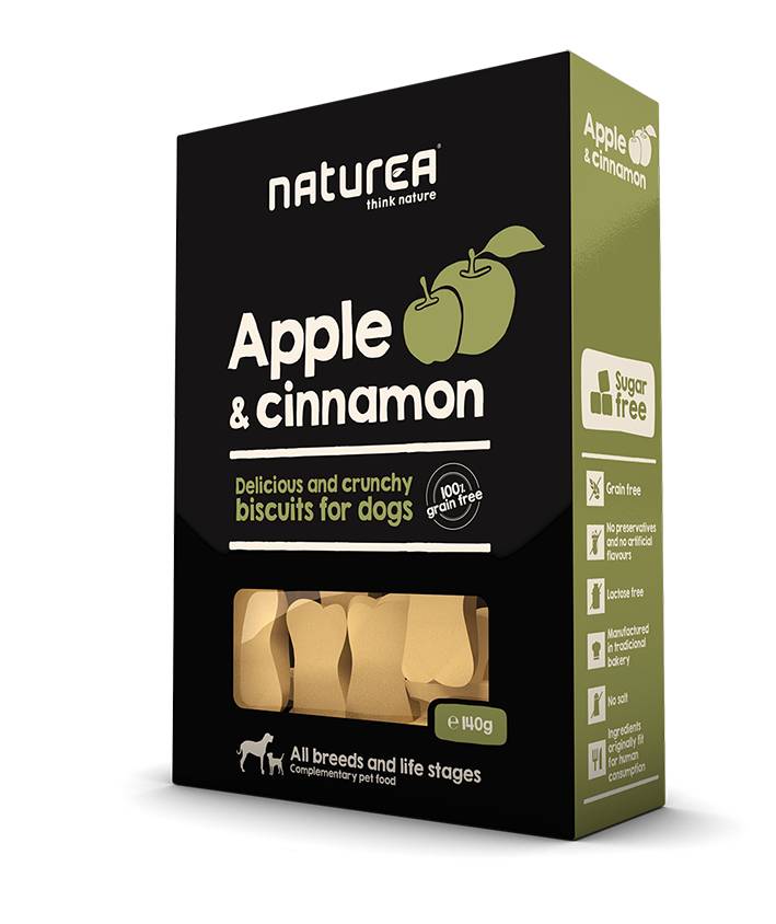 Naturea Biscuits Apple & Cinnamon 8 x 140 gr.