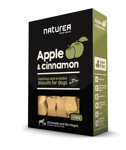 [NT32310] Naturea Biscuits Apple & Cinnamon 8 x 140 gr.