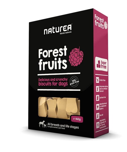 [NT32312] Naturea Biscuits Forest Fruits 8 x 140 gr.