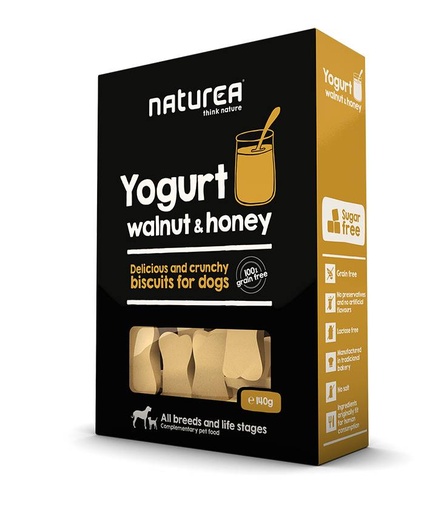 [NT32313] Naturea Biscuits Yogurt Walnut Honey 8 x 140 gr.