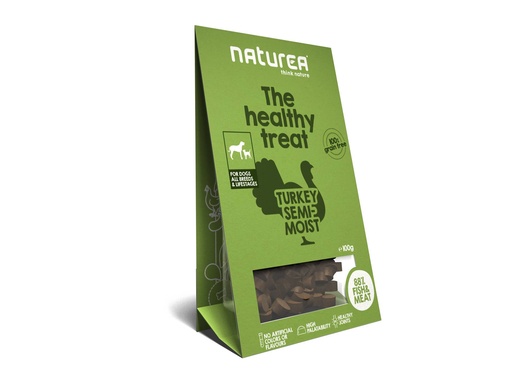[NT37211] Naturea Treats Turkey Semi-Moist 8 x 100 gr.