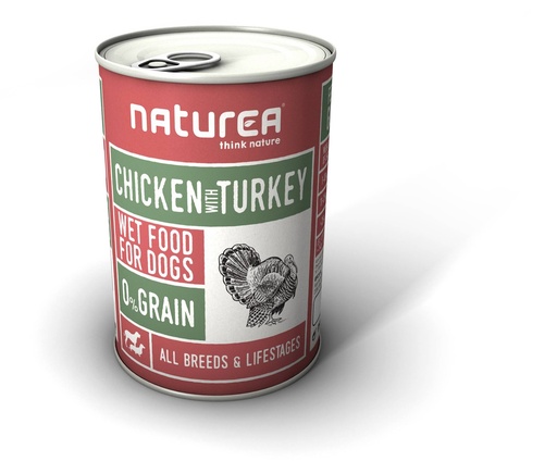 [NT37242] Naturea Wetfood Chicken & Turkey 12 x 400 gr.
