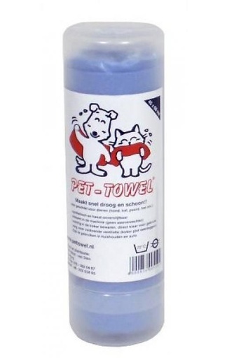 [P4566B] Pet-Towel Groot BLAUW 1 st.