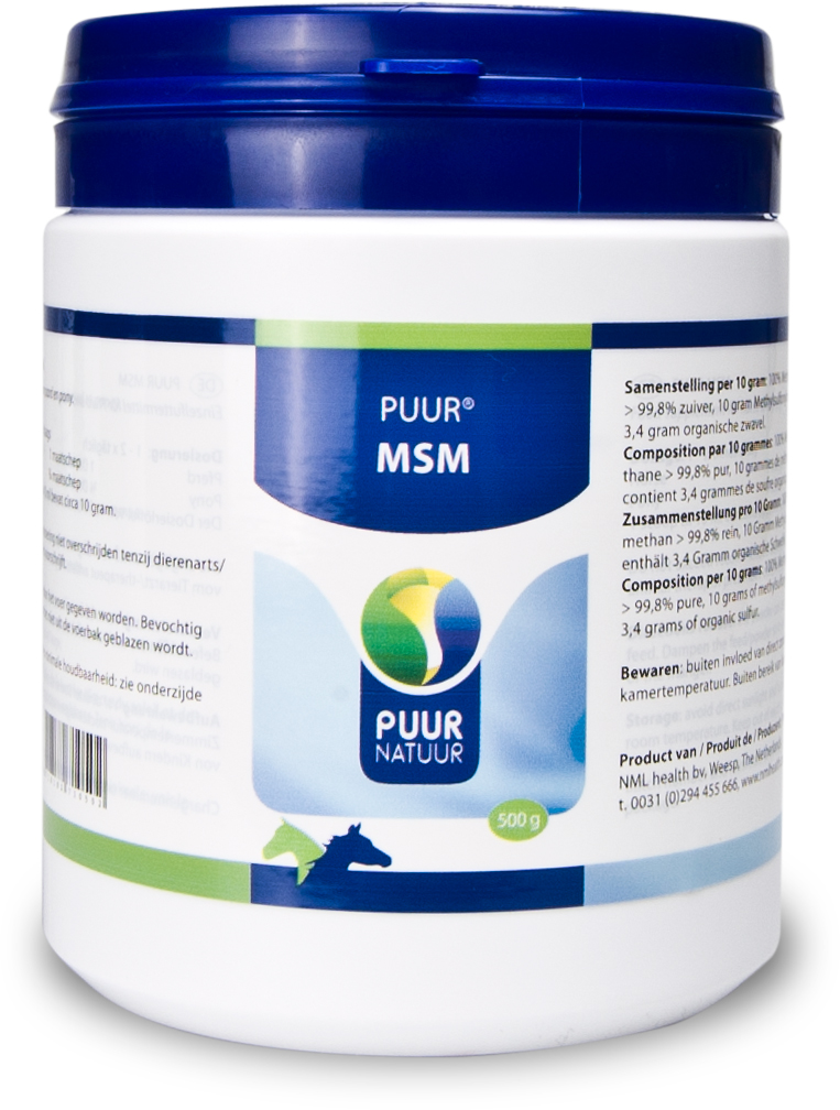 Puur MSM/Spieropbouw P+P 500 gr.