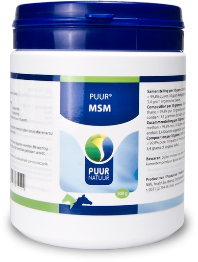 [PNMSM1] Puur MSM/Spieropbouw P+P (500 gr.)