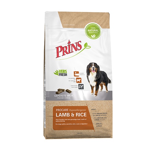 [PR17020] Prins Lamb & Rice Hypoallergic 20 kg.