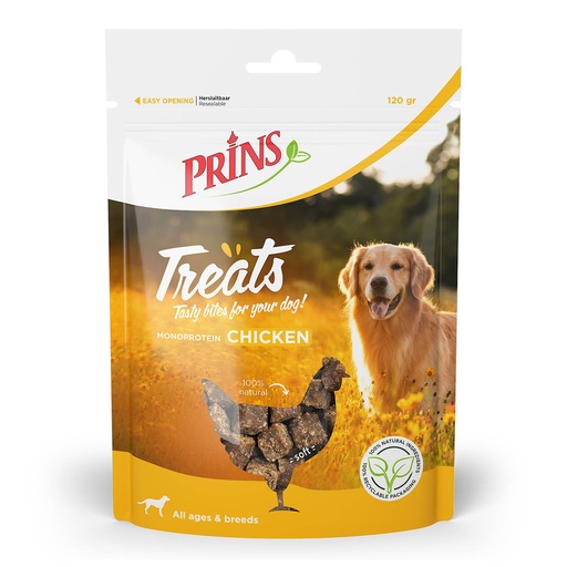 [PR33117] Prins Treats Dog Chicken 10 x 120 gr.