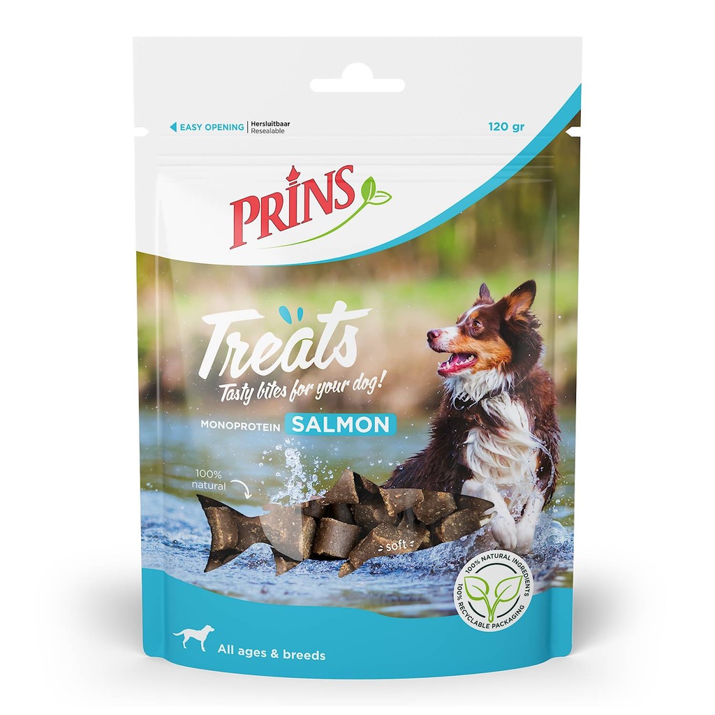 Prins Treats Dog Salmon 10 x 120 gr.