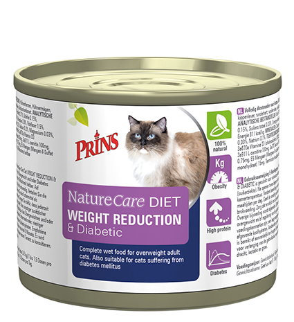 Prins Dieet NC Cat Weight Reduction & Diabetic 6 x 200 gr.