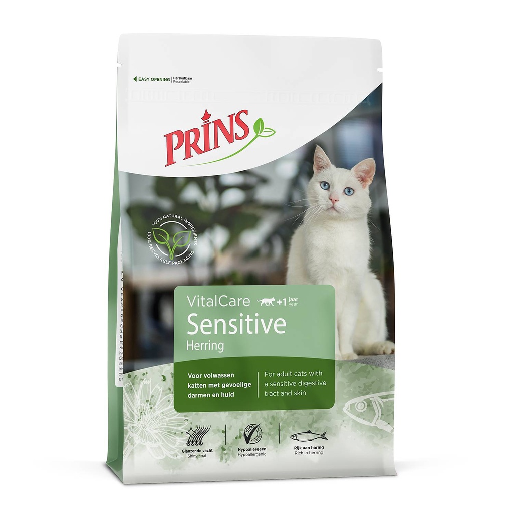 Prins Cat Sensitive Hypoallergic 10 kg.