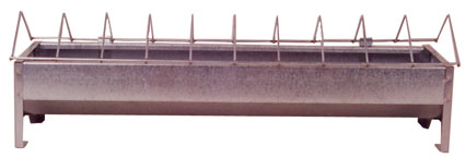 [PVA2350] Kippenbak lang metaal 50 cm 1 st.