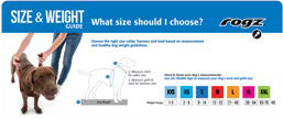 [R05390] Rogz Header Size & Weight Guide Kicker 1 st.