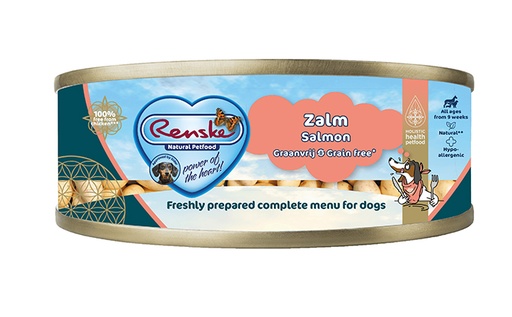 [REN24006] Renske Hond Blik Zalm Graanvrij 24 x 95 gr.