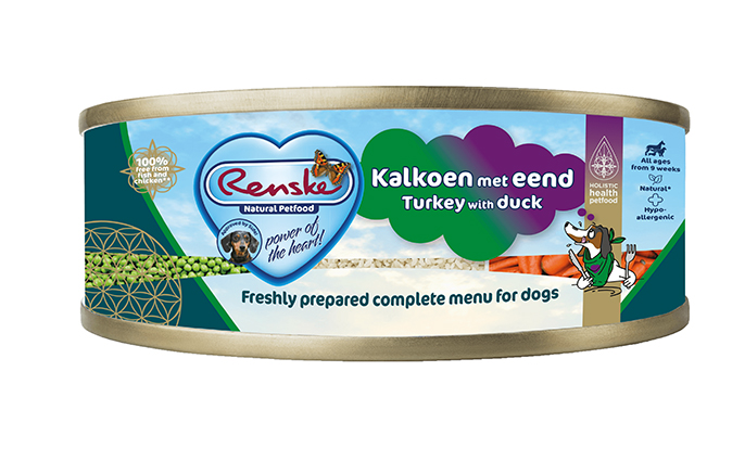 Renske Hond Blik Kalkoen Met Eend 24 x 95 gr.
