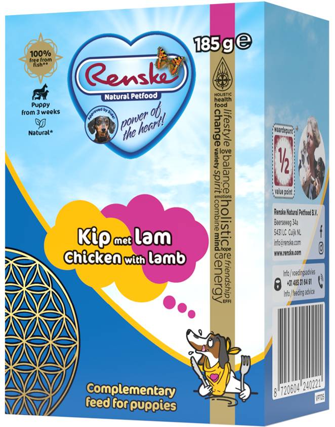 Renske Tetra Puppy Kip Lam 24 x 185 gr.