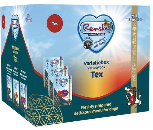[REN24044] Renske Hond Variatiebox Tex (30 x 185 gr.)