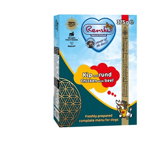 [REN24056] Renske Vers Tetra Kip met Rund 12 x 375 gr.