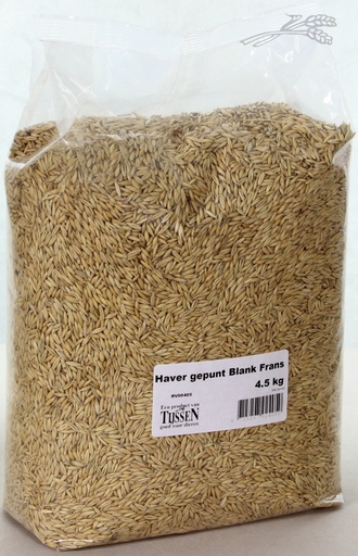 [RV00405] Tijssen Haver Gepunt Blank Frans 4,5 kg.
