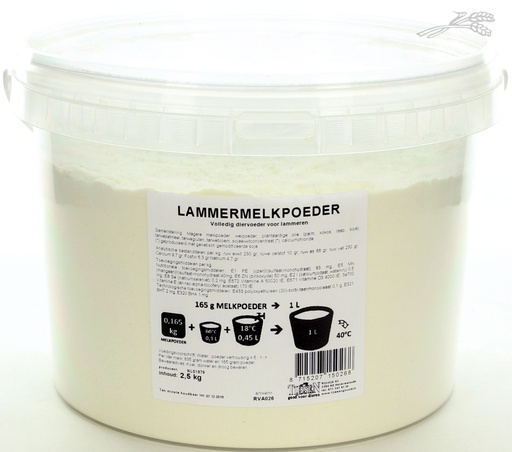 [RVA026] Lammermelkpoeder 2,5 kg.