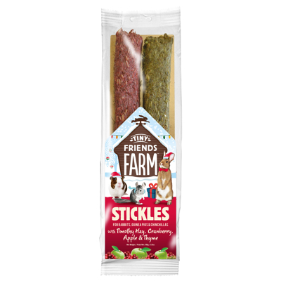 [S000883] Stickles with Cranberry, Apple Timothy & Thyme 8 x 100 gr.