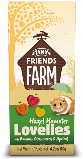 [S008119] TFF Hazel Lovelies with Banana, Strawberry & Apricot 8 x 120 gr.