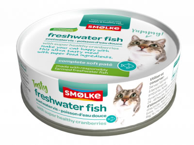 [SK2013] Smolke Soft Paté Kat Vis Zoetwater 24 x 80 gr.