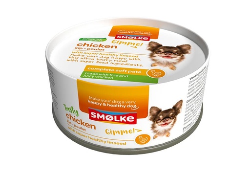 [SK2021] Smolke Soft Paté Hond Kip 24 x 125 gr.