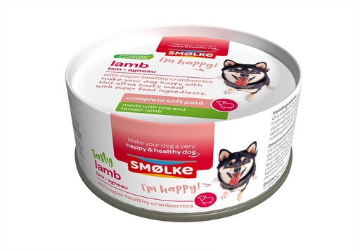 [SK2023] Smolke Soft Paté Hond Lam 24 x 125 gr.