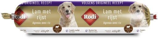 [SK3036] Rodi Worst Lam & Rijst 9 x 400 gr.
