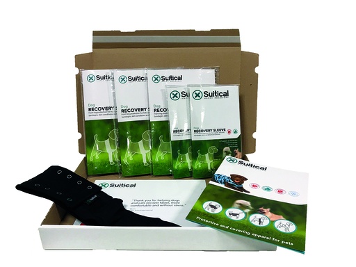 [SU25402] Recovery Sleeve Starter Pack Black 1 st.