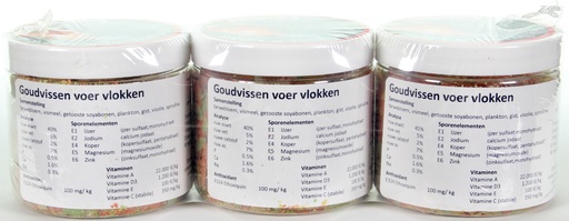 [TM64017] Tijssen Goudvissen vlokken 3 x 200 ml.