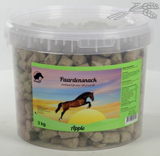[UK0052] Vanilia Paardenbrok Appel 3 kg.