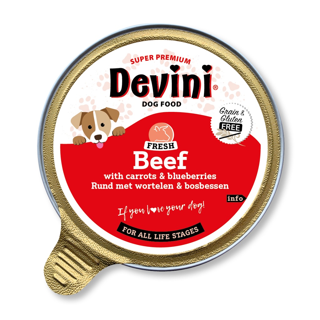 Devini Dog Beef 12 x 85 gr.